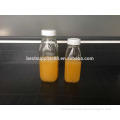 300ml french square shape glass juice milk botttle